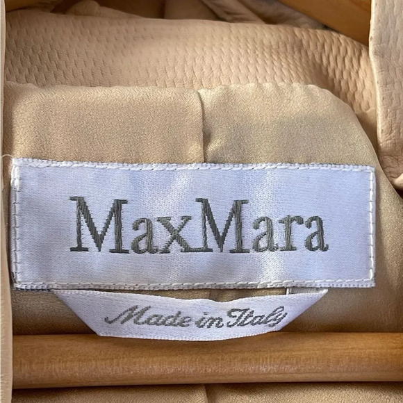 MaxMara leather jacket ruffle collar size 4 - Picture 6 of 15